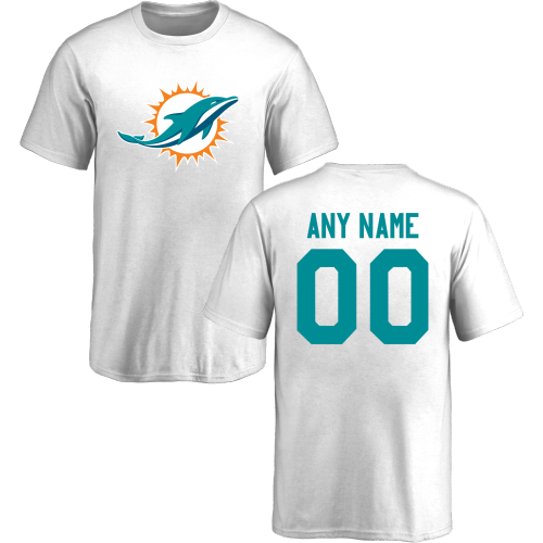 Youth Miami Dolphins Design-Your-Own Short Sleeve Custom NFL T-Shirt->->Sports Accessory